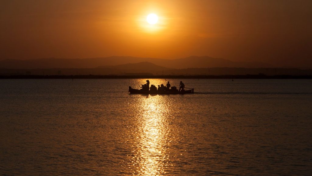 Tramonto nell'Albufera