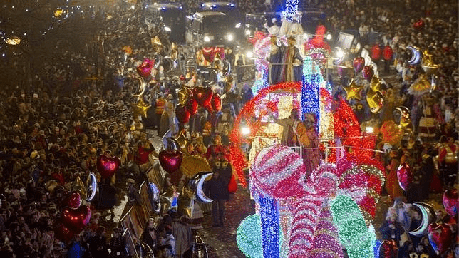 La cabalgata de reyes magos