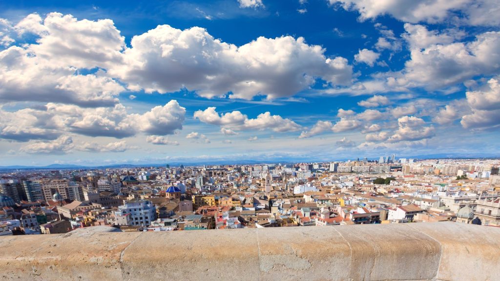 Vistas desde el miguelete, atardeceres en Valencia